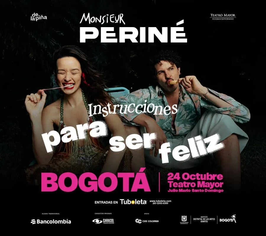 Instrucciones Para Ser Feliz Tour en Bogotá: boletas 2026