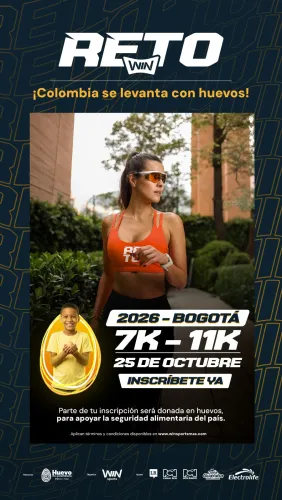 Reto Win, Colombia Se Levanta con Huevos. Bogotá