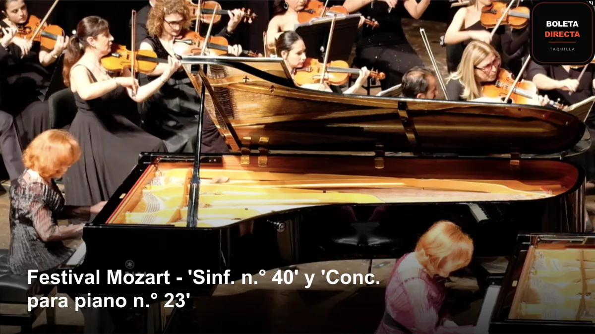 Festival Mozart - 'Sinf. n.° 40' y 'Conc. para piano n.° 23'