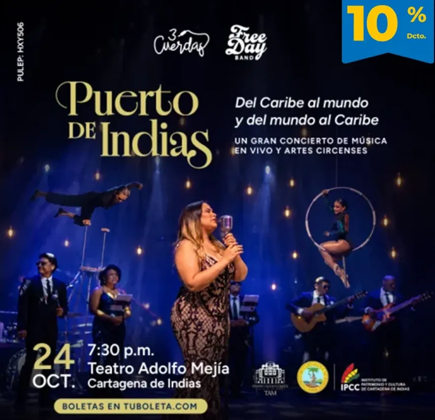 Freeday Band - Puerto de India en Cartagena: boletas 2026
