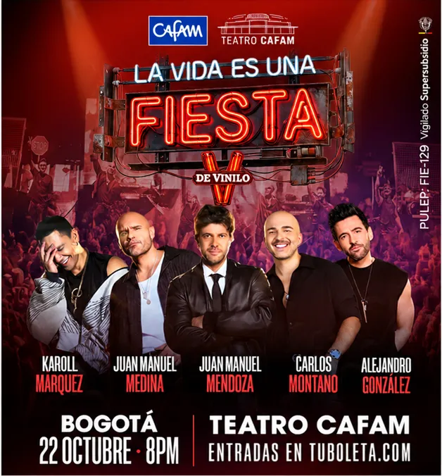 La Vida Es una Fiesta By Vdevinilo en Bogotá: boletas 2026