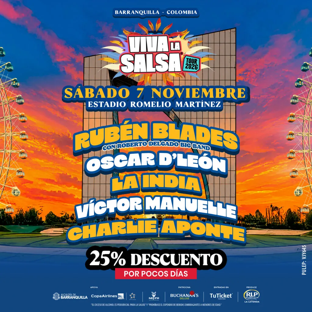 Concierto Viva la Salsa Barranquilla | Comprar Entradas