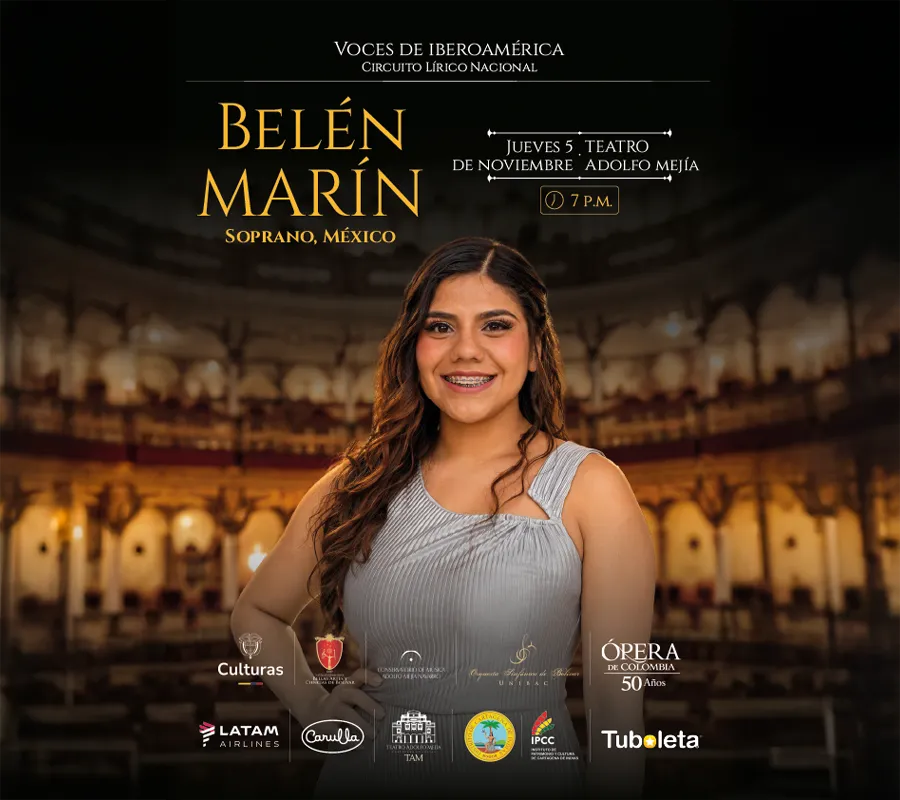 Voces de Iberoamérica Presenta a Belén en Cartagena: boletas 2026