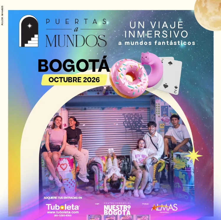 PUERTAS A MUNDOS Bogotá en Bogotá: 20 de octubre y boletas 2026