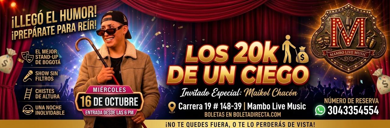 Los 20k de un ciego - Maikol Chacon