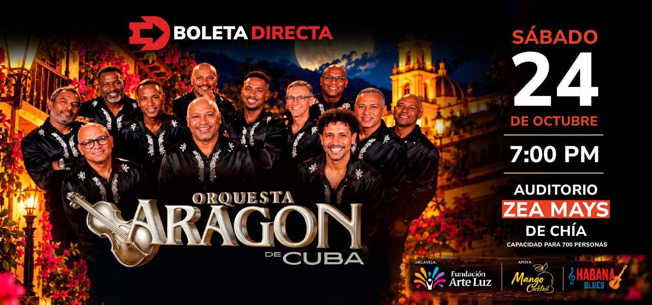 Orquesta Aragón de Cuba en Concierto en Chía
