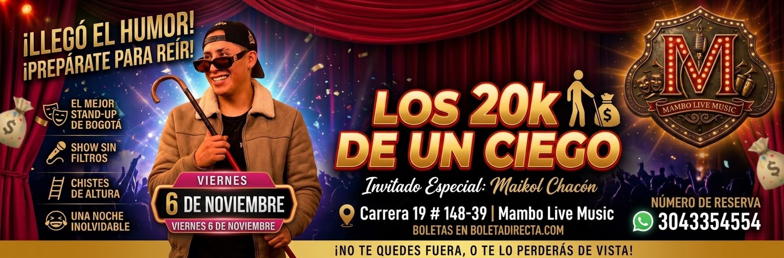 Los 20k de un ciego - Maikol Chacon